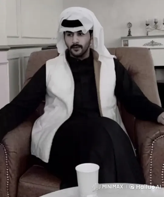 Man in Traditional Attire Smokes Leisurely in Elegant Room – AI Generated Video | Hailuo AI