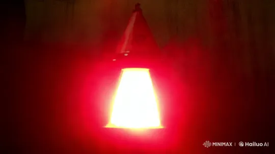 Explosive Introduction: Men Emerge from Chaos with Cigars, Digital Sign Urges: 'TESOROS? WHEN?' – AI Generated Video | Hailuo AI