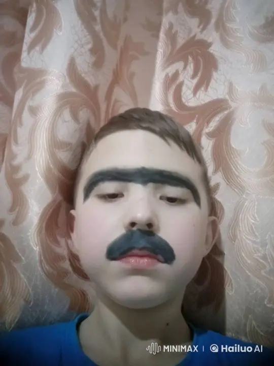 Young Person Magically Transforms into Donkey Against Curtain – AI Generated Video | Hailuo AI