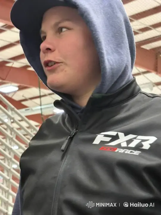 Person in 'FXR Race' Hoodie Throws Tomatoes Aggressively – AI Generated Video | Hailuo AI
