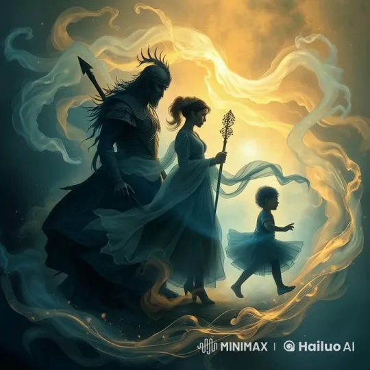 Mystical Reincarnation: Figures in a Dreamlike Rebirth – AI Generated Video | Hailuo AI