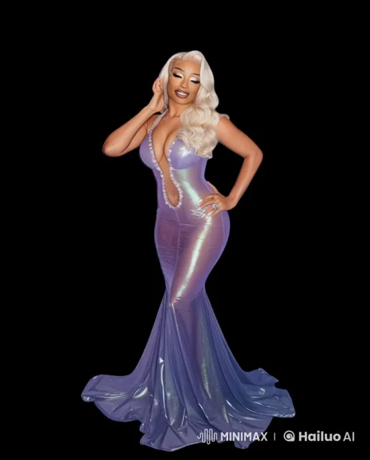 Megan Thee Stallion Heroic Pose in Live2D Animation – AI Generated Video | Hailuo AI