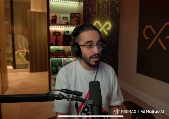 Person Smoking and Speaking in a Cozy Room – AI Generated Video | Hailuo AI