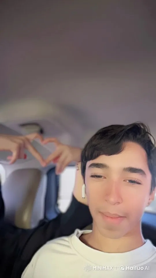 Young Man Relaxing in Car, Smoking – AI Generated Video | Hailuo AI