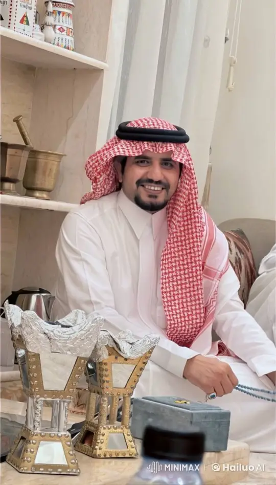 Traditional Man Relaxing with Shisha and Incense – AI Generated Video | Hailuo AI