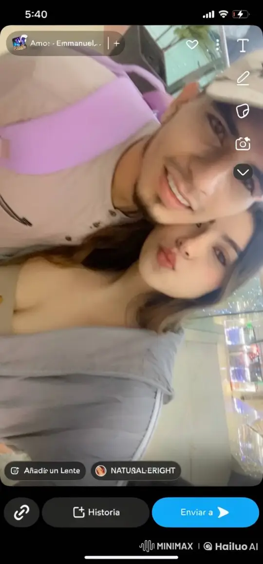 Couple Shares Moment of Affection in Bright Setting – AI Generated Video | Hailuo AI