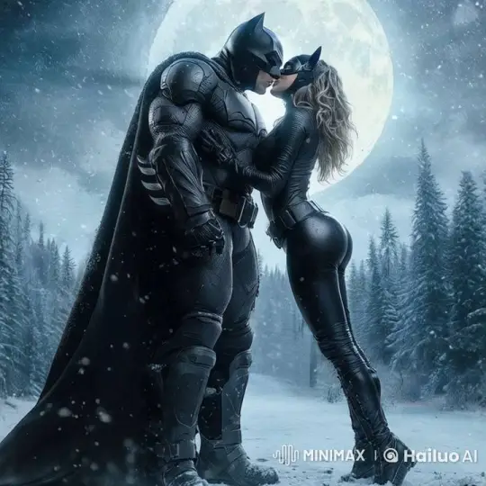Romantic Winter Kiss in a Snowy Evergreen Forest – AI Generated Video | Hailuo AI