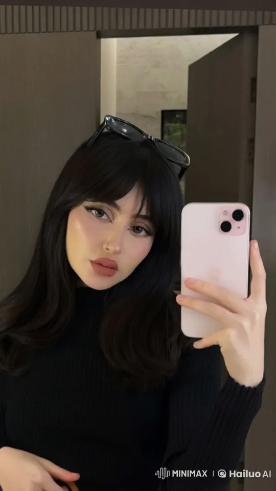 Woman Takes Elegant Selfie with Cigarette Holder – AI Generated Video | Hailuo AI
