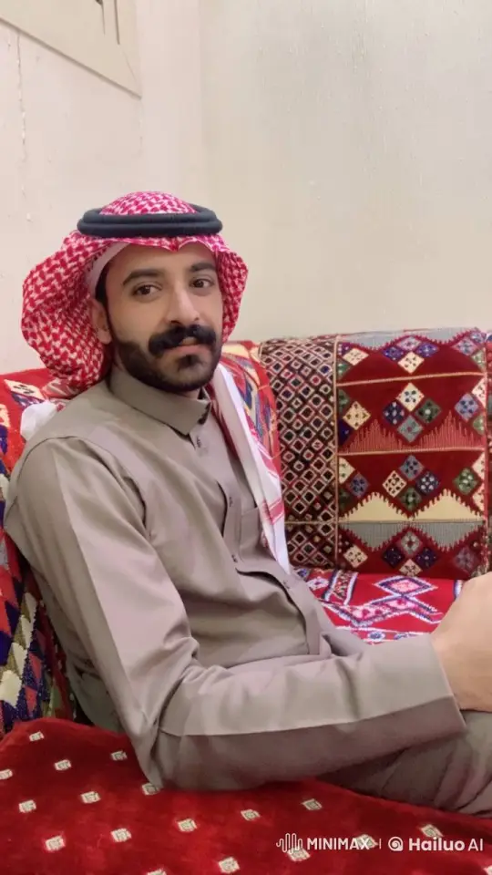 Man Smoking Leisurely on Vibrant Sofa – AI Generated Video | Hailuo AI