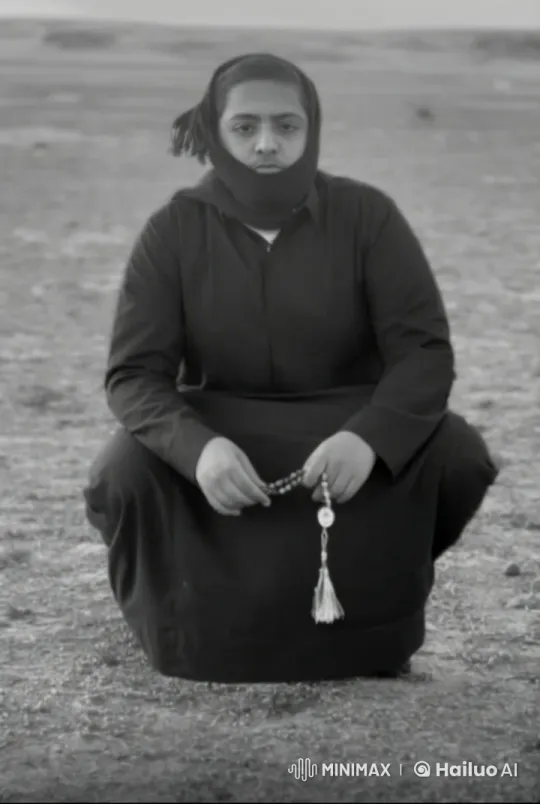 Contemplative Person in Desert Landscape with Prayer Beads – AI Generated Video | Hailuo AI