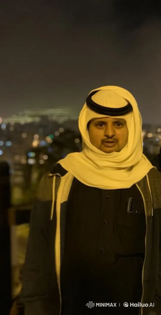 Man Smoking in Night Cityscape with Deliberate Calm – AI Generated Video | Hailuo AI