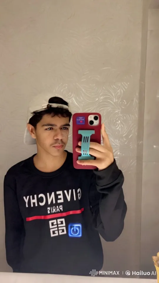 Young Person Taking Selfie with Smoke in Bathroom – AI Generated Video | Hailuo AI