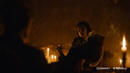 Enigmatic Figure in Candlelit Room – AI Generated Video | Hailuo AI
