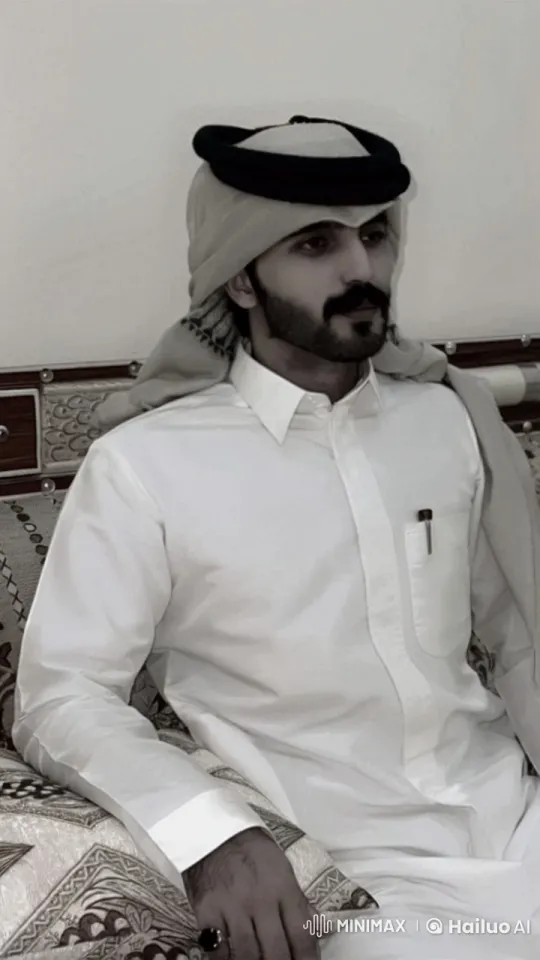 Man in Traditional Attire Smoking Leisurely – AI Generated Video | Hailuo AI