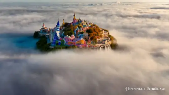 Surreal Sky Island: A Cinematic Whimsical Realm – AI Generated Video | Hailuo AI