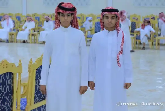 Young Men Smoking in Traditional Attire – AI Generated Video | Hailuo AI