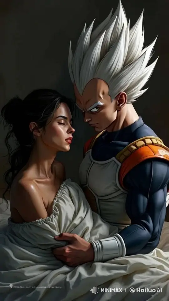 Protective Man Transforms Hair While Caring for Sleeping Woman – AI Generated Video | Hailuo AI