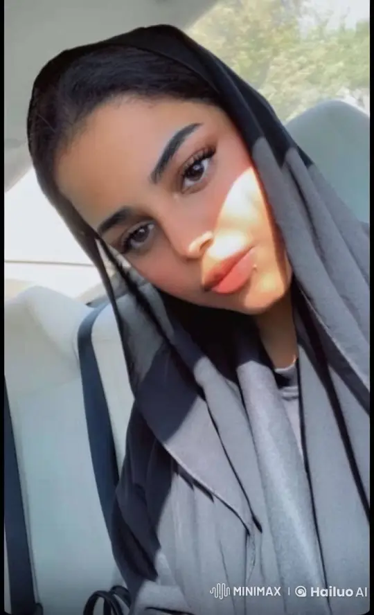 Young Woman Reflecting in a Moving Car – AI Generated Video | Hailuo AI