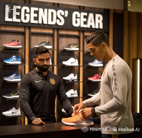 Title: Unexpected Encounter at Legends’ Gear – AI Generated Video | Hailuo AI