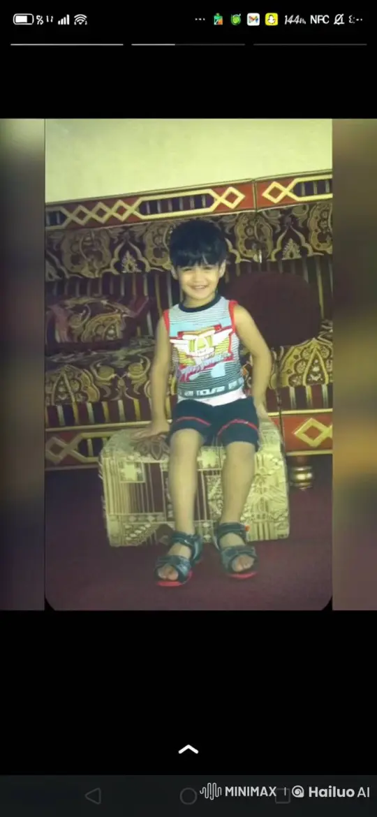 Child on Stool in Cozy, Patterned Living Room – AI Generated Video | Hailuo AI