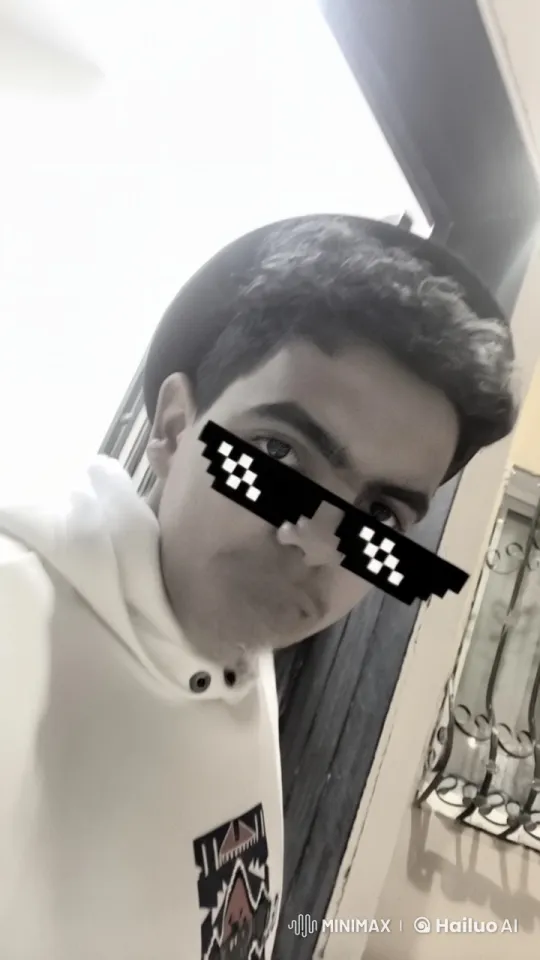 Smoke Illusion with Colorful Hoodie in Grayscale – AI Generated Video | Hailuo AI