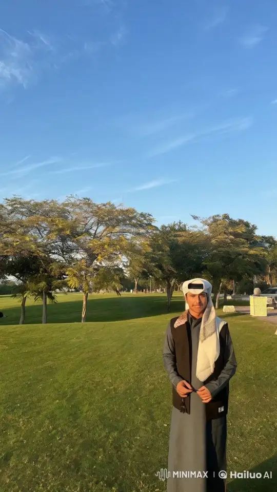 Contemplative Man Smokes in Serene Park Setting – AI Generated Video | Hailuo AI