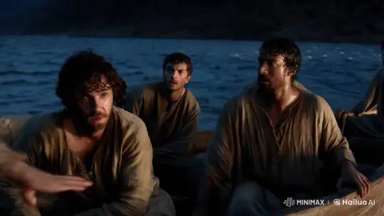 Jesus Walks on Water Amidst Disciples' Fear – AI Generated Video | Hailuo AI