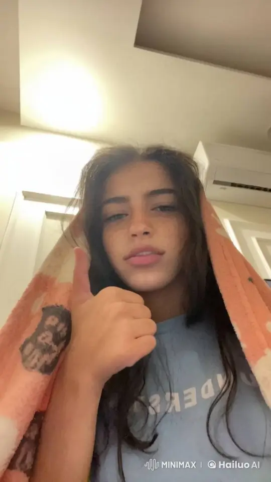 Young Person Smokes Calmly Indoors – AI Generated Video | Hailuo AI