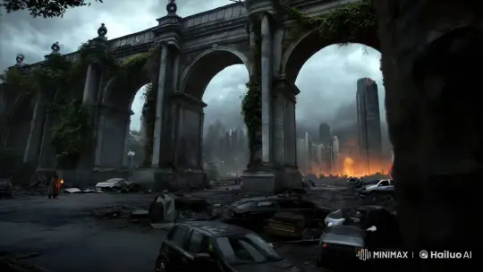 Dystopian Arcos da Lapa: A Post-Apocalyptic Journey – AI Generated Video | Hailuo AI