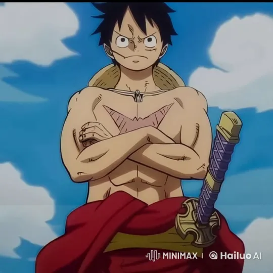 Confident Anime Character with Scar and Sword – AI Generated Video | Hailuo AI