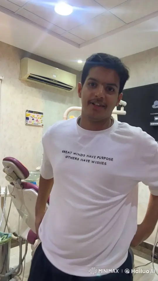 Young Man Contemplates with a Cigarette in Dental Chair Room – AI Generated Video | Hailuo AI