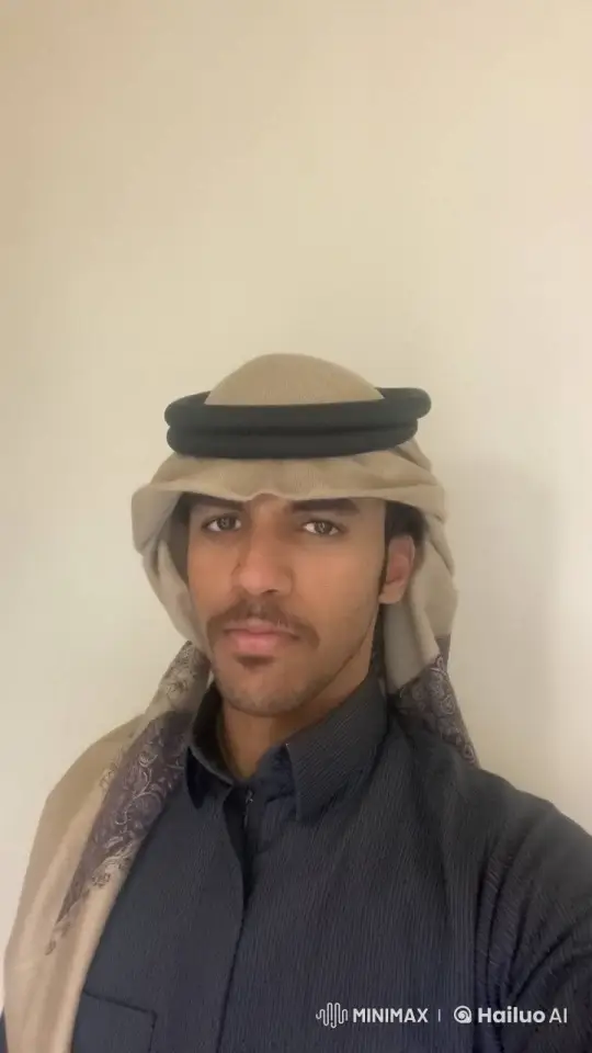 Middle Eastern Man Smoking Cigarette Slowly – AI Generated Video | Hailuo AI