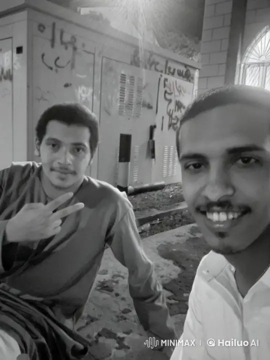 Nighttime Friendship Scene with Peace Sign and Graffiti Background – AI Generated Video | Hailuo AI