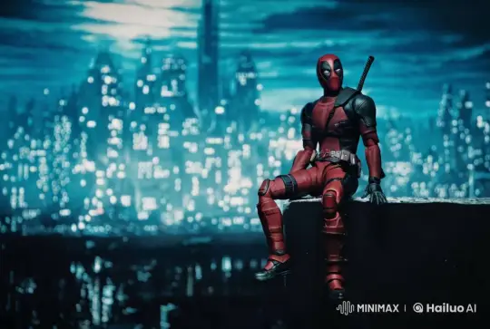 Character Meditates on City Rooftop Amid Snowfall – AI Generated Video | Hailuo AI