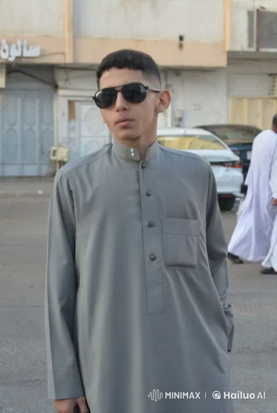 Young Man Smoking Calmly in Urban Middle Eastern Setting – AI Generated Video | Hailuo AI