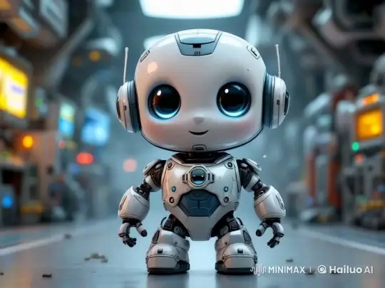 Futuristic Robot Showcases Pixar-Inspired Animation in High-Tech Lab – AI Generated Video | Hailuo AI