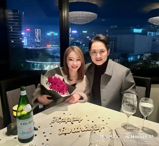 Couple Celebrates Birthday with Romantic Moment in Restaurant – AI Generated Video | Hailuo AI