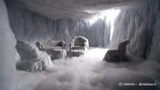 Surreal Cloud Room: Ethereal Aesthetic Experience – AI Generated Video | Hailuo AI