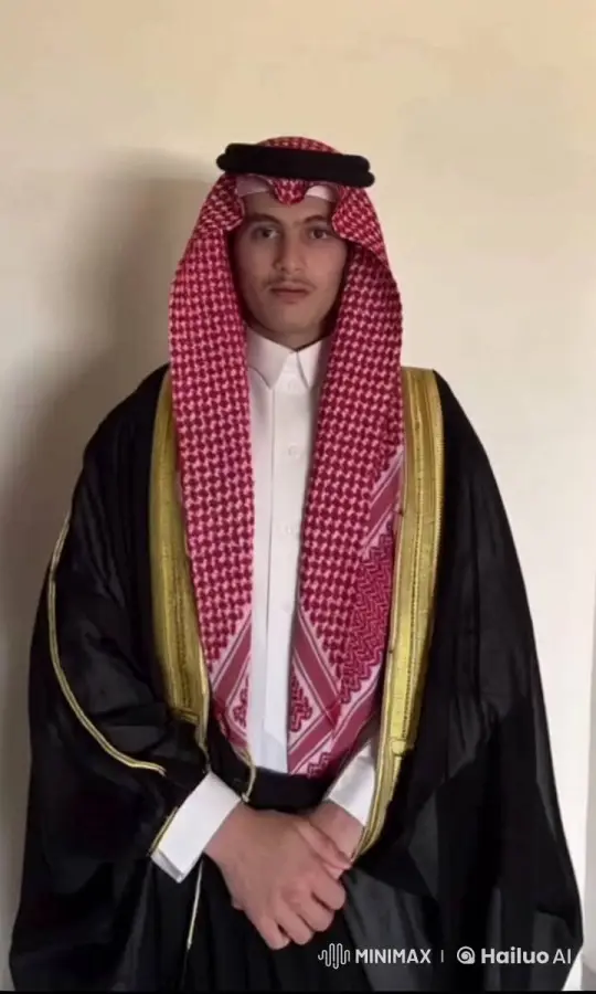 Man Smoking Gracefully in Traditional Attire – AI Generated Video | Hailuo AI