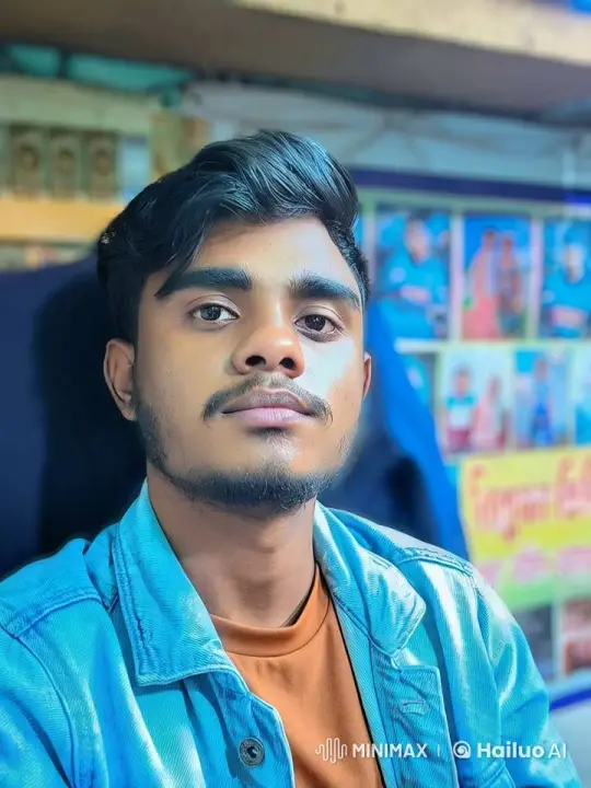 Young Man in Denim Jacket with Casual Background – AI Generated Video | Hailuo AI