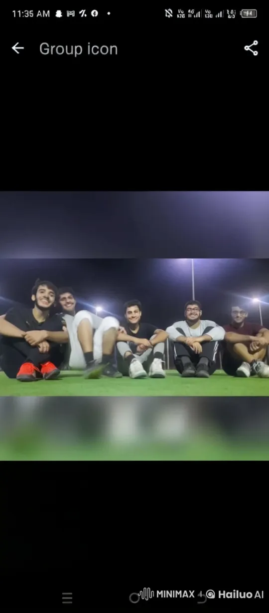 Nighttime Sports Field: A Circle of Cheek Kisses – AI Generated Video | Hailuo AI