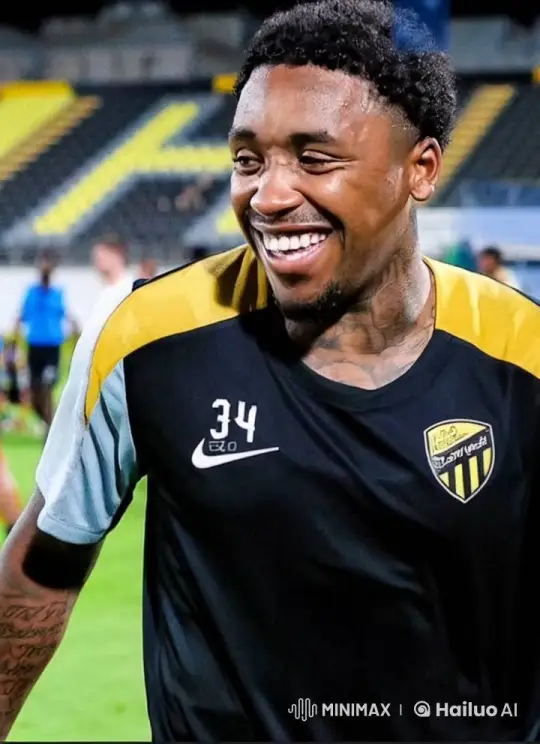 Footballer Enjoying a Smoke on Bright Stadium Field – AI Generated Video | Hailuo AI