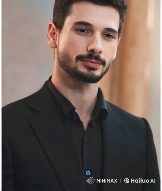 Man in Black Suit Smokes with Composure – AI Generated Video | Hailuo AI