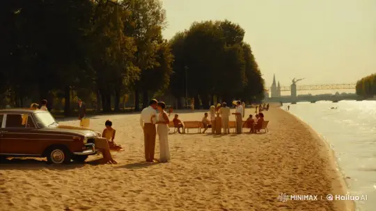 1980s Moscow River Beach Scene: Golden Era Nostalgia – AI Generated Video | Hailuo AI