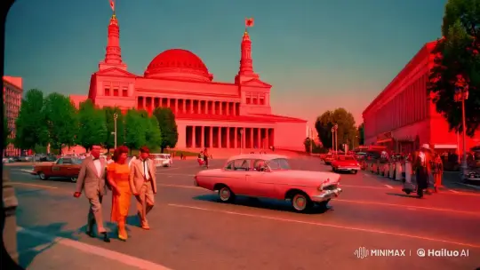 Moscow Street Scene in 1980s Warm Super 8 Aesthetic – AI Generated Video | Hailuo AI