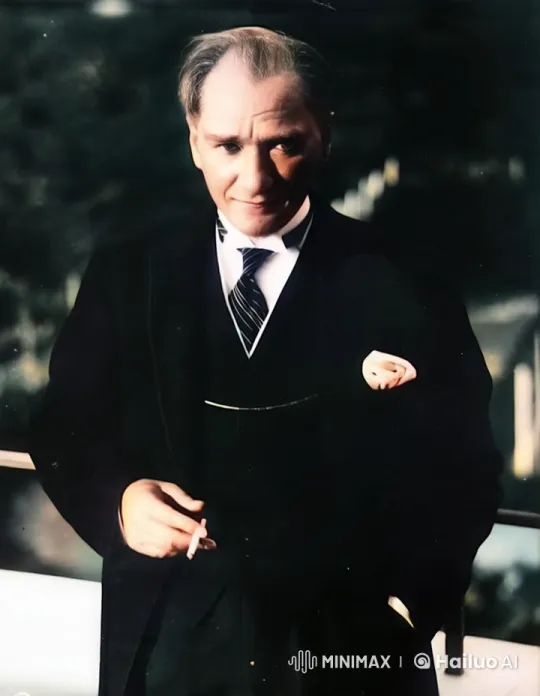 Man in Suit Contemplates on Balcony with Cigarette – AI Generated Video | Hailuo AI