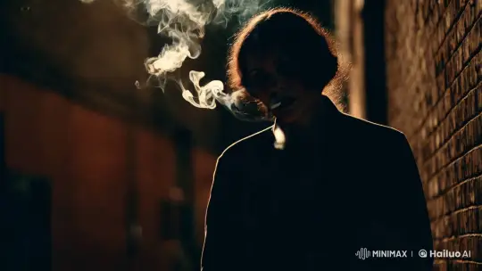 Contemplative Figure in Urban Alleyway Mood Piece – AI Generated Video | Hailuo AI