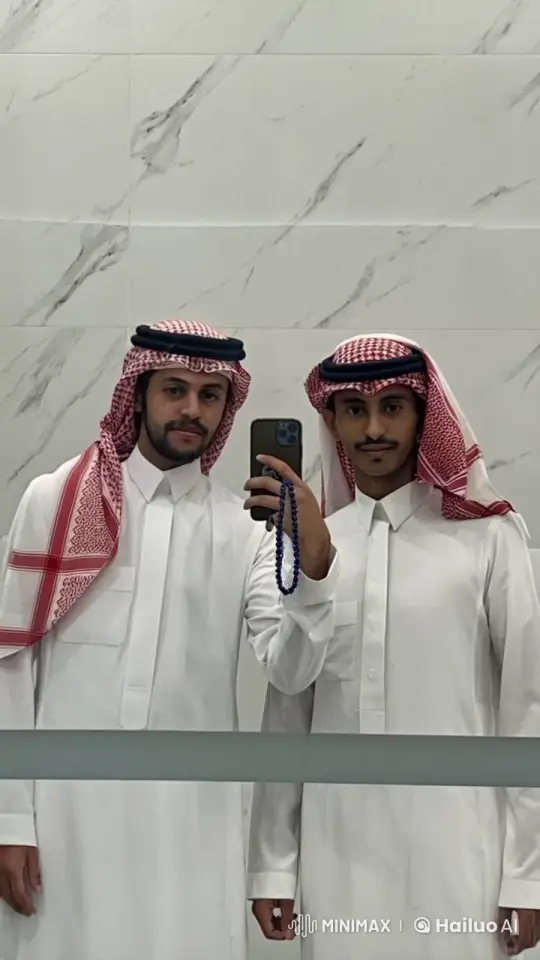 Traditional Attire, Smoking Selfie in Restroom – AI Generated Video | Hailuo AI