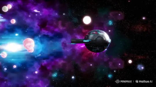 Journey Through Space and Time: A Celestial Symphony – AI Generated Video | Hailuo AI