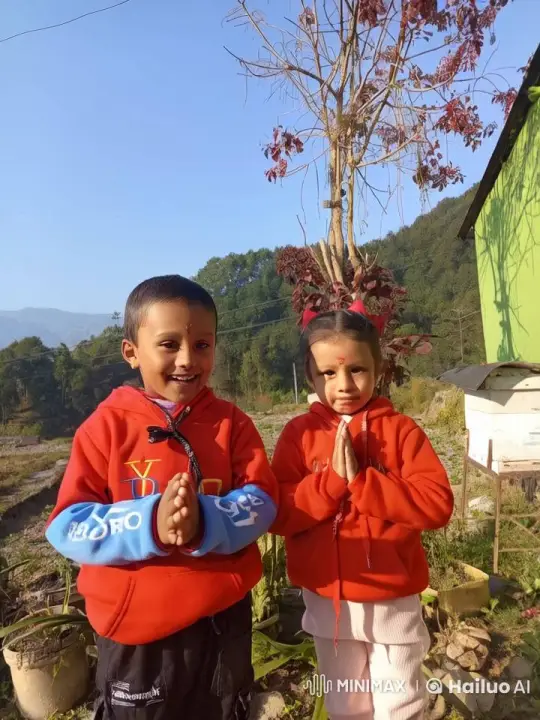 Children's Playful Fight in Scenic Outdoor Setting – AI Generated Video | Hailuo AI